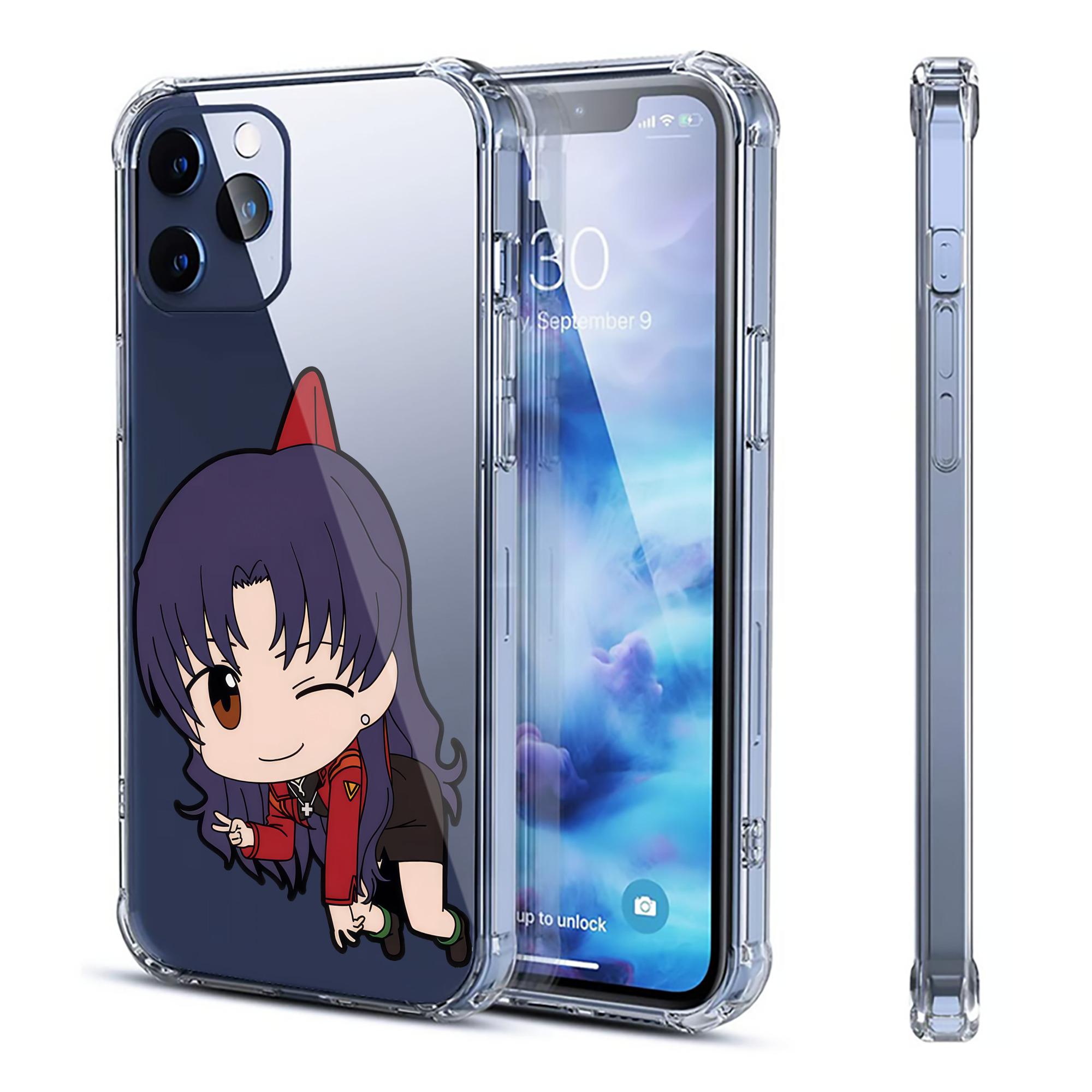 （画像用） EVA 新世紀エヴァンゲリオン 【iPhone 12シリーズ対応】透明スマホケース（クリアソフトケース）
